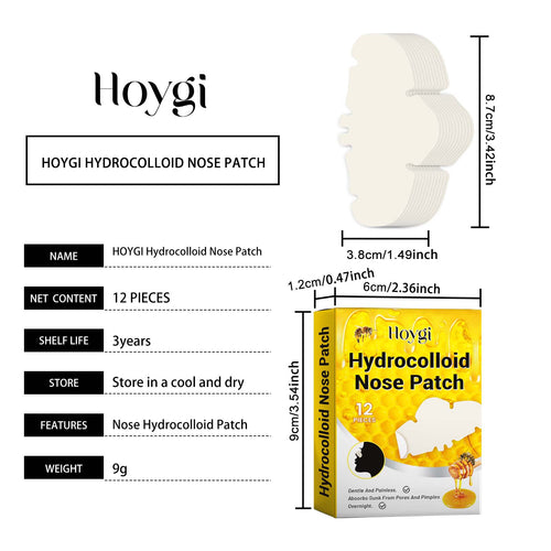 Specification: 12 pieces, 8.7 by 3.8 cm, hydrocolloid