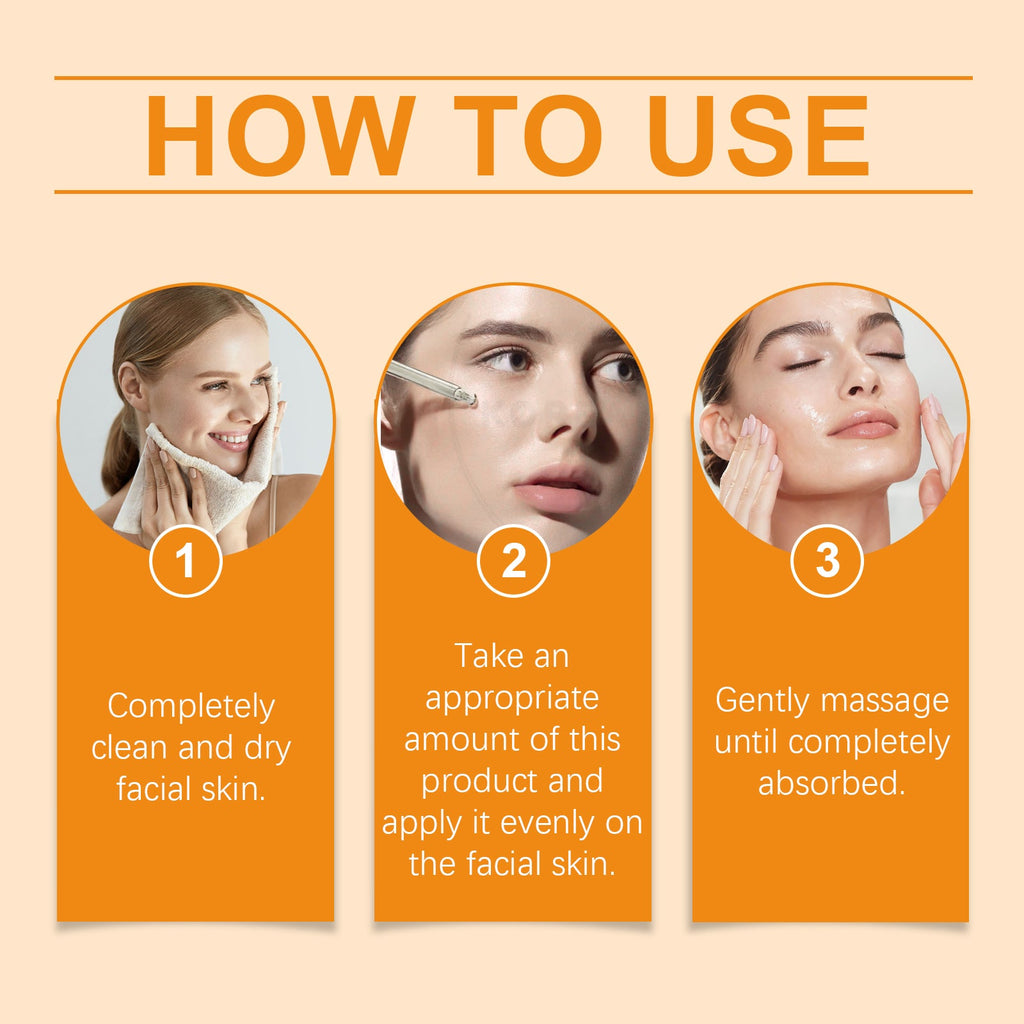 How to use: cleanse and dry, apply evenly, massage until absorbed